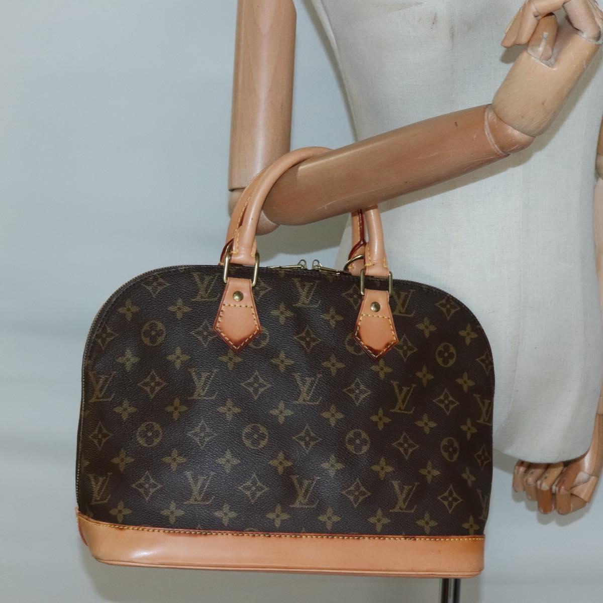 LOUIS VUITTON Monogram Alma Hand Bag M51130 LV Auth 139554