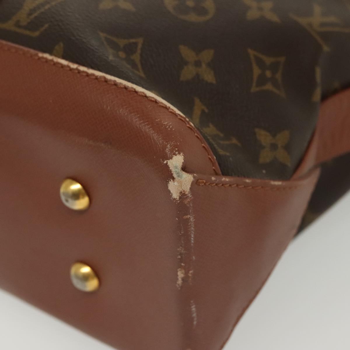 LOUIS VUITTON Monogram Sac Weekend PM Hand Bag M42425 LV Auth 139558