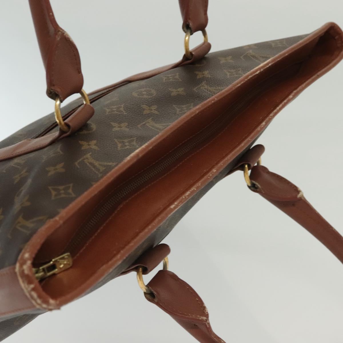 LOUIS VUITTON Monogram Sac Weekend PM Hand Bag M42425 LV Auth 139558