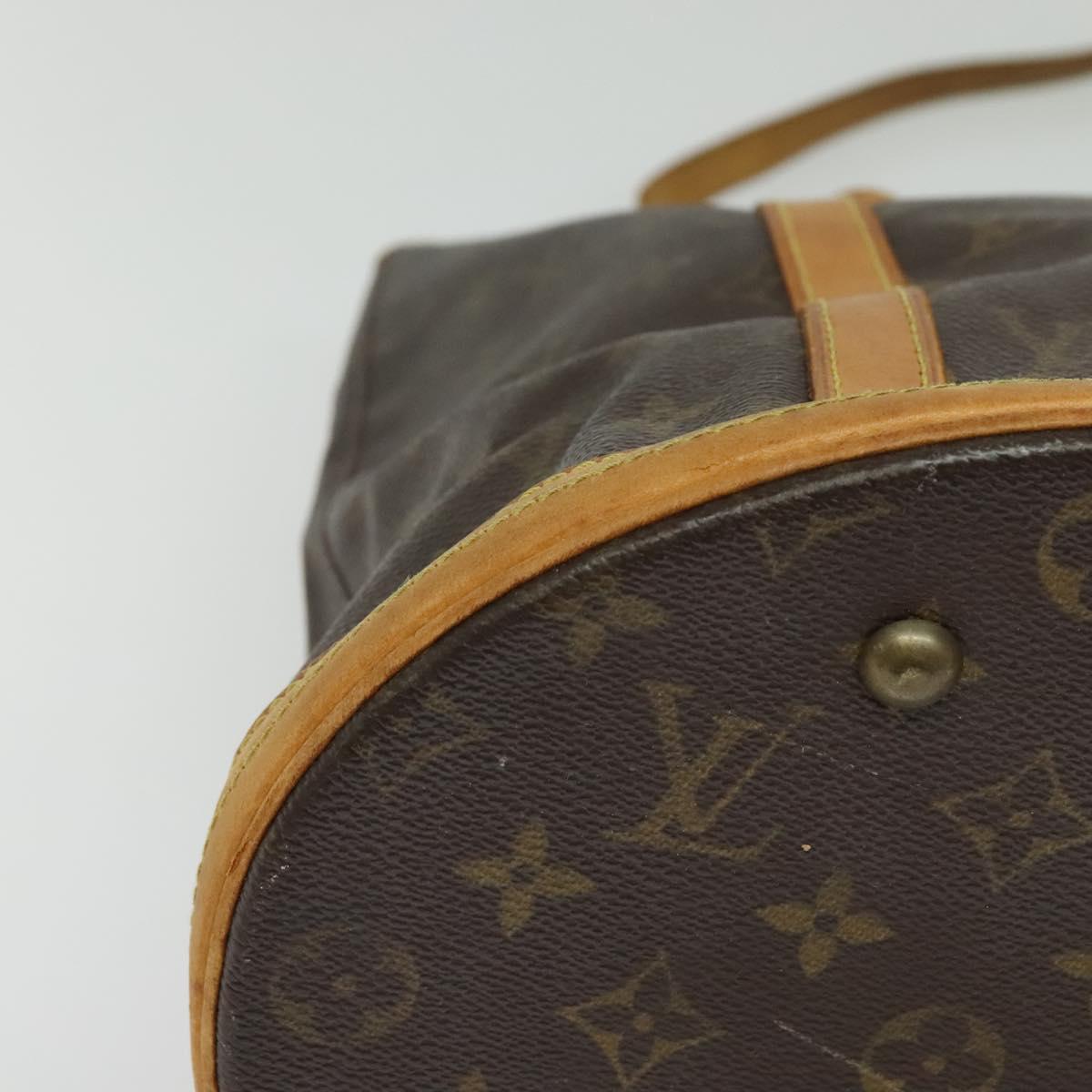 LOUIS VUITTON Monogram Bucket GM Shoulder Bag M42236 LV Auth 139561