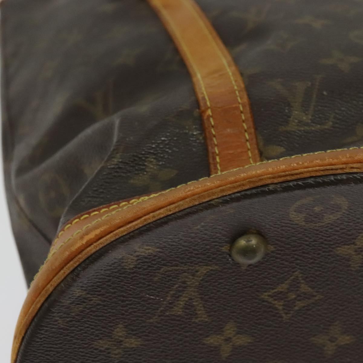 LOUIS VUITTON Monogram Bucket GM Shoulder Bag M42236 LV Auth 139561