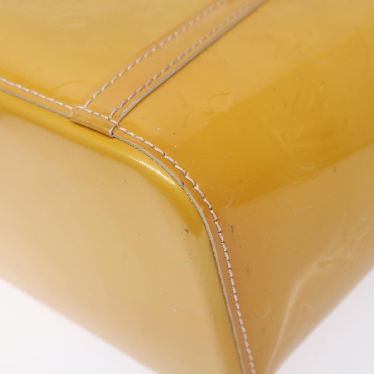 LOUIS VUITTON Monogram Vernis Avalon MM Tote Bag Broncorail M91743 Auth 139580