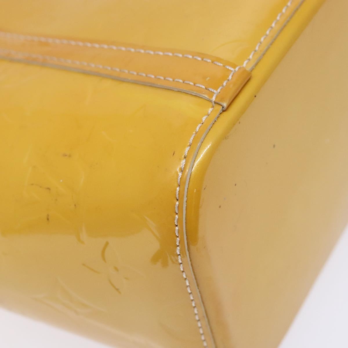 LOUIS VUITTON Monogram Vernis Avalon MM Tote Bag Broncorail M91743 Auth 139580