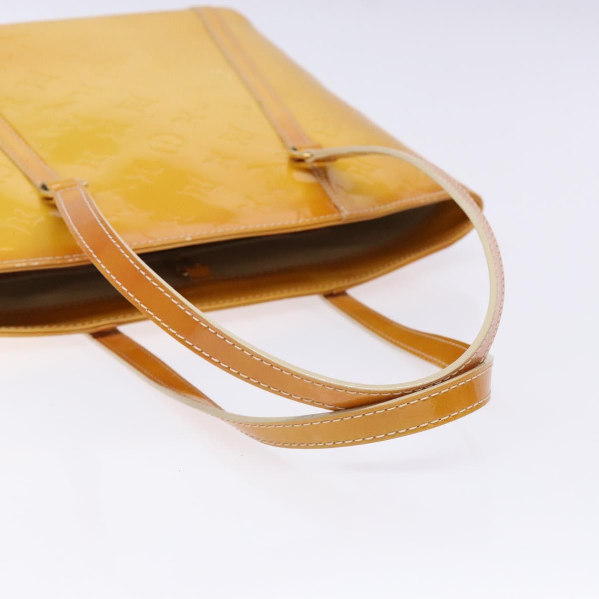 LOUIS VUITTON Monogram Vernis Avalon MM Tote Bag Broncorail M91743 Auth 139580