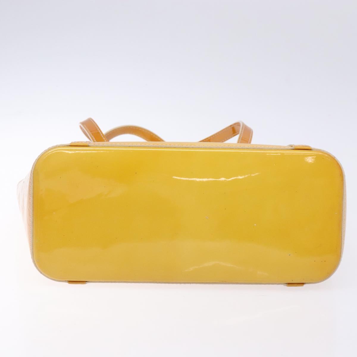 LOUIS VUITTON Monogram Vernis Avalon MM Tote Bag Broncorail M91743 Auth 139580