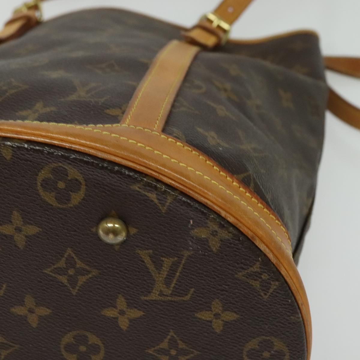 LOUIS VUITTON Monogram Bucket GM Shoulder Bag M42236 LV Auth 139588
