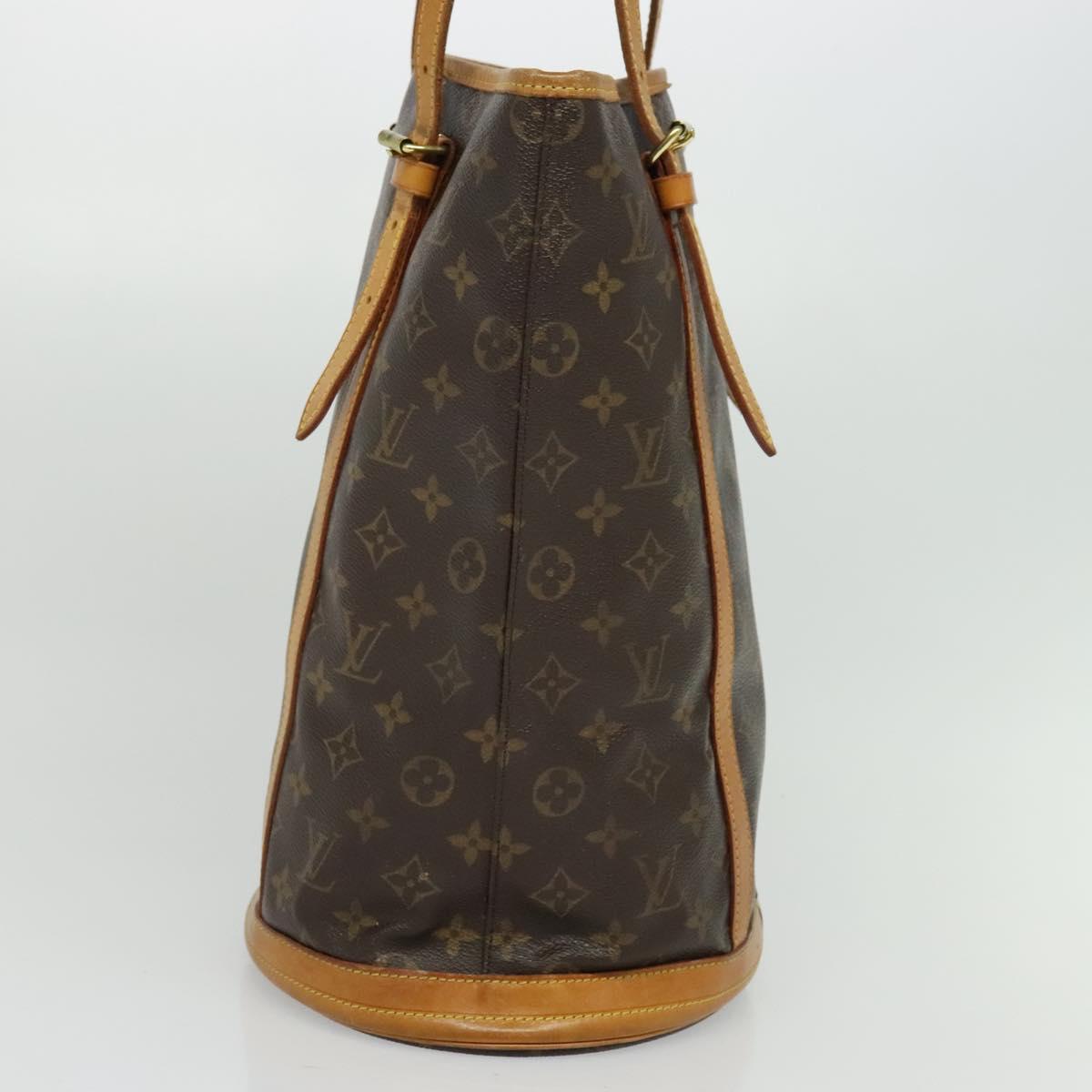 LOUIS VUITTON Monogram Bucket GM Shoulder Bag M42236 LV Auth 139588