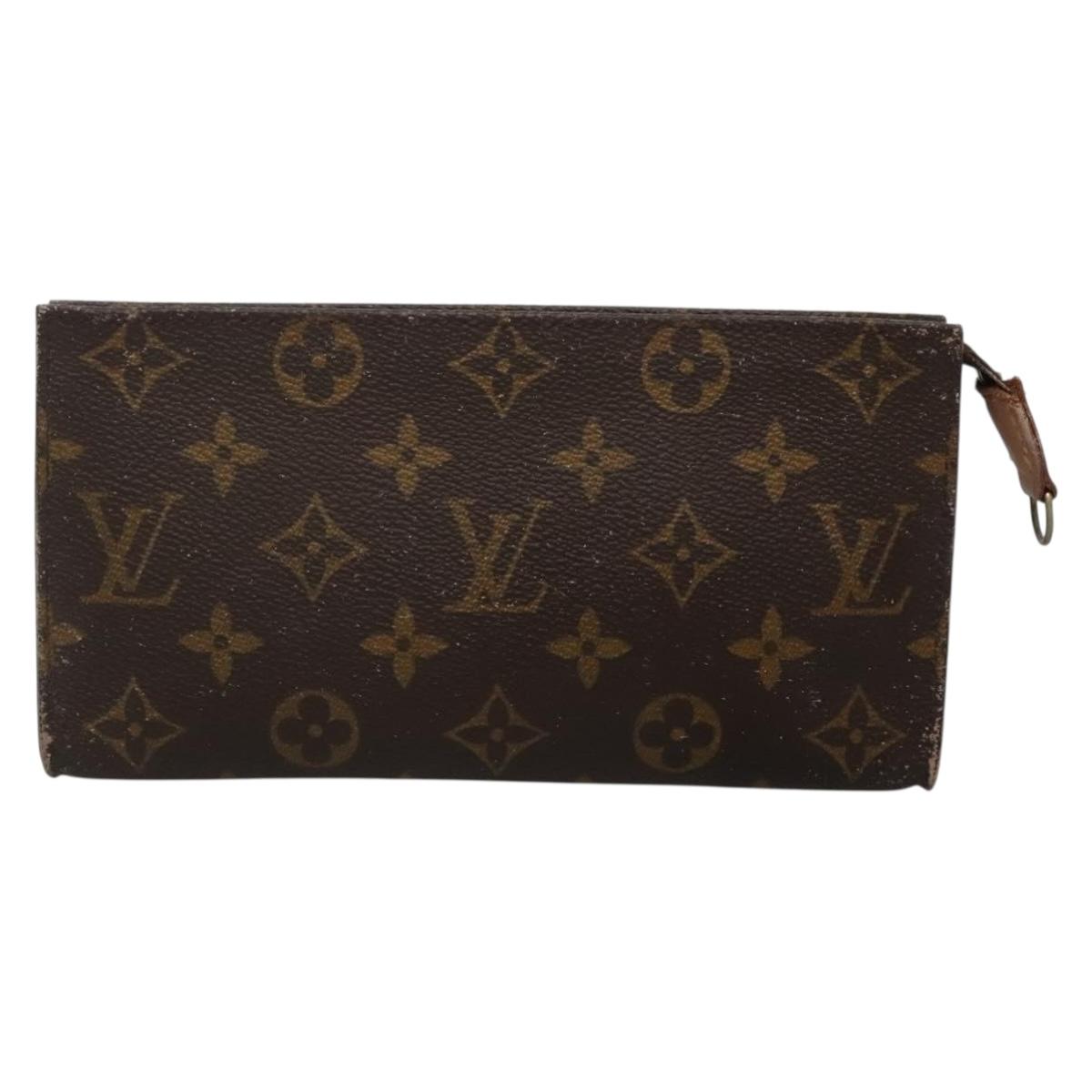 LOUIS VUITTON Monogram Bucket GM Accessory Pouch LV Auth 139590
