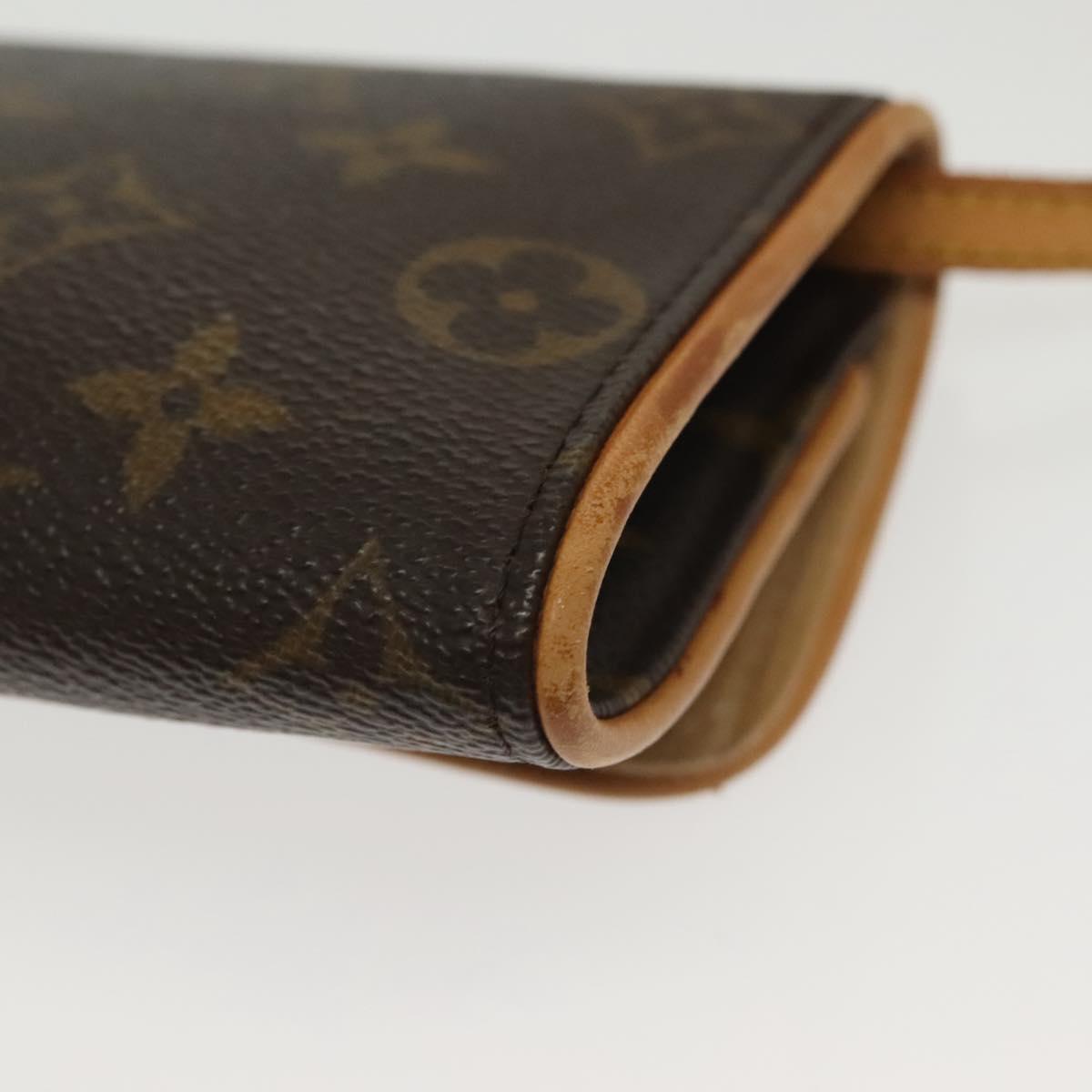 LOUIS VUITTON Monogram Pochette Twin PM Shoulder Bag M51854 LV Auth 139597