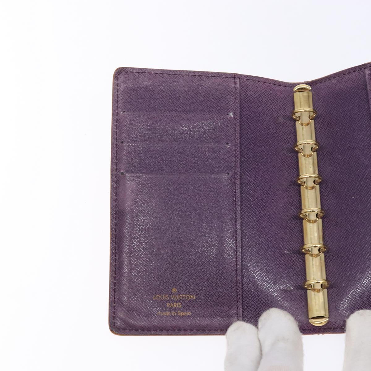 LOUIS VUITTON Epi Agenda PM Day Planner Cover Yellow R20059 LV Auth 139610