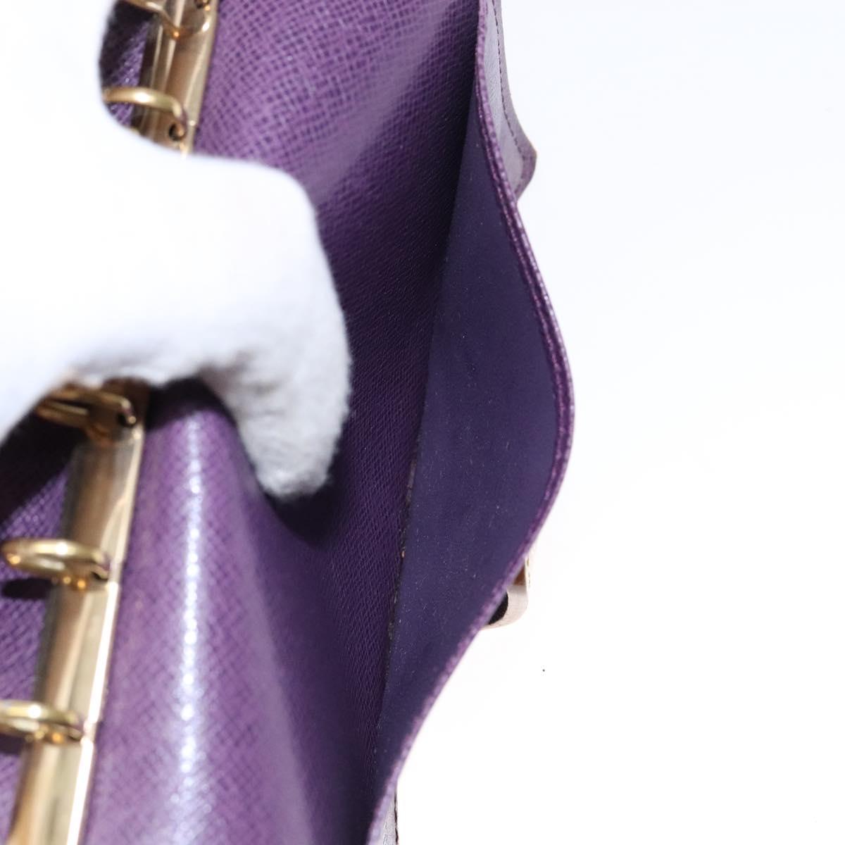 LOUIS VUITTON Epi Agenda PM Day Planner Cover Yellow R20059 LV Auth 139610