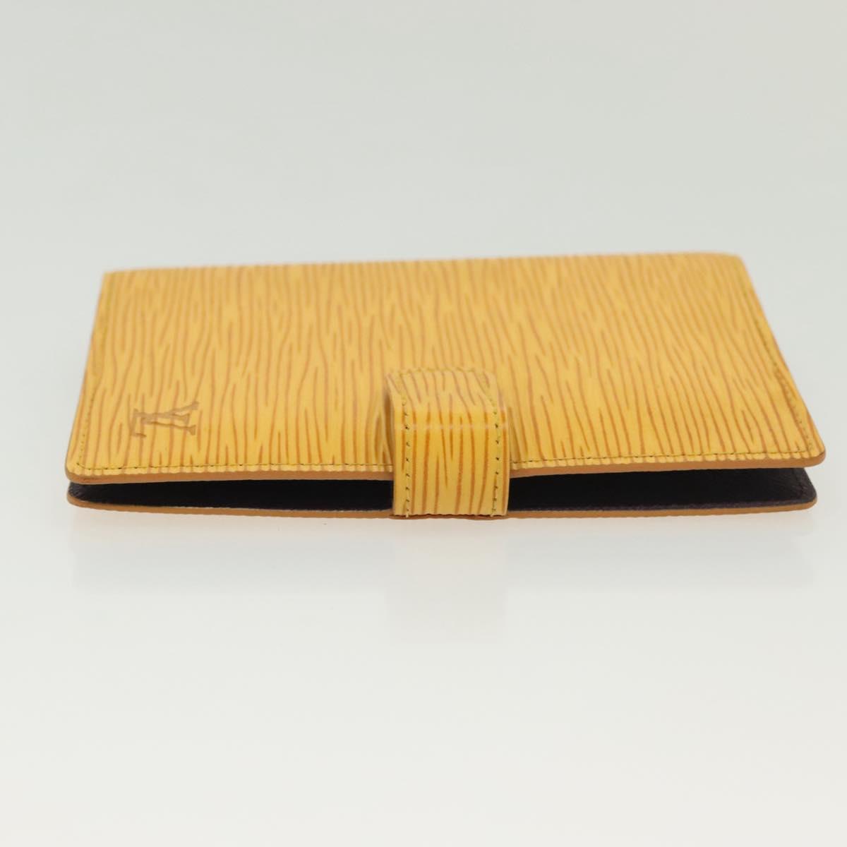 LOUIS VUITTON Epi Agenda PM Day Planner Cover Yellow R20059 LV Auth 139611