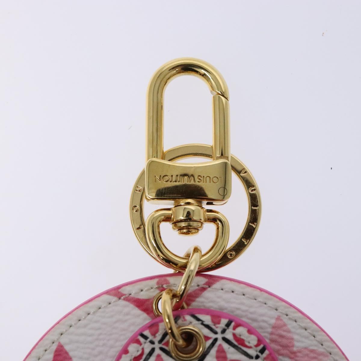 LOUIS VUITTON Monogram Watercolor By The Pool Charm Pink M01374 LV Auth 139615