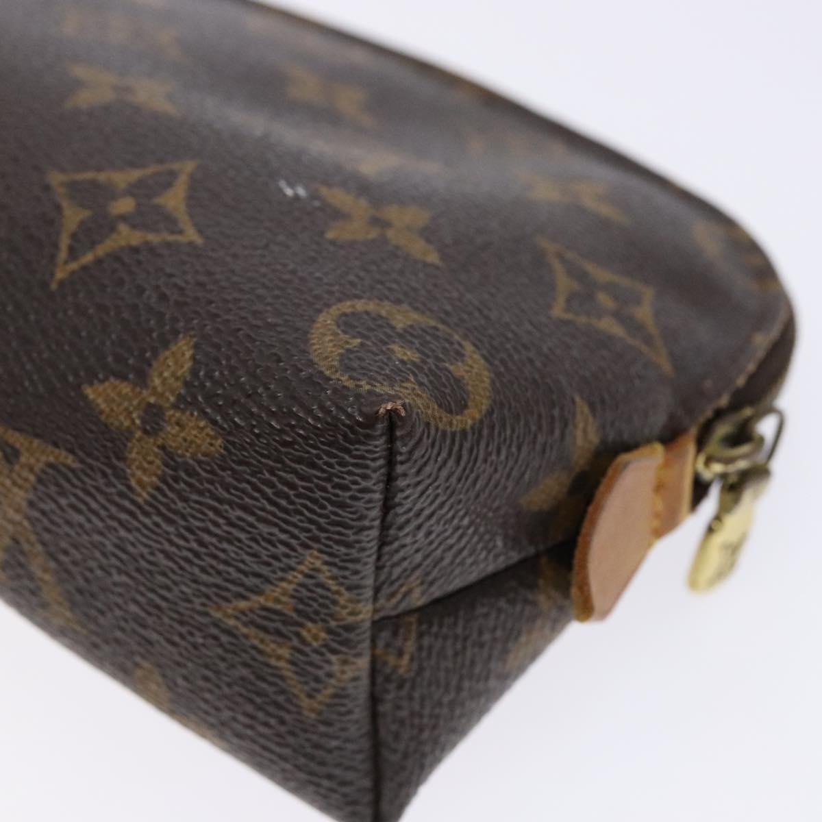 LOUIS VUITTON Monogram Pochette Cosmetic PM Pouch M43998 LV Auth 139619