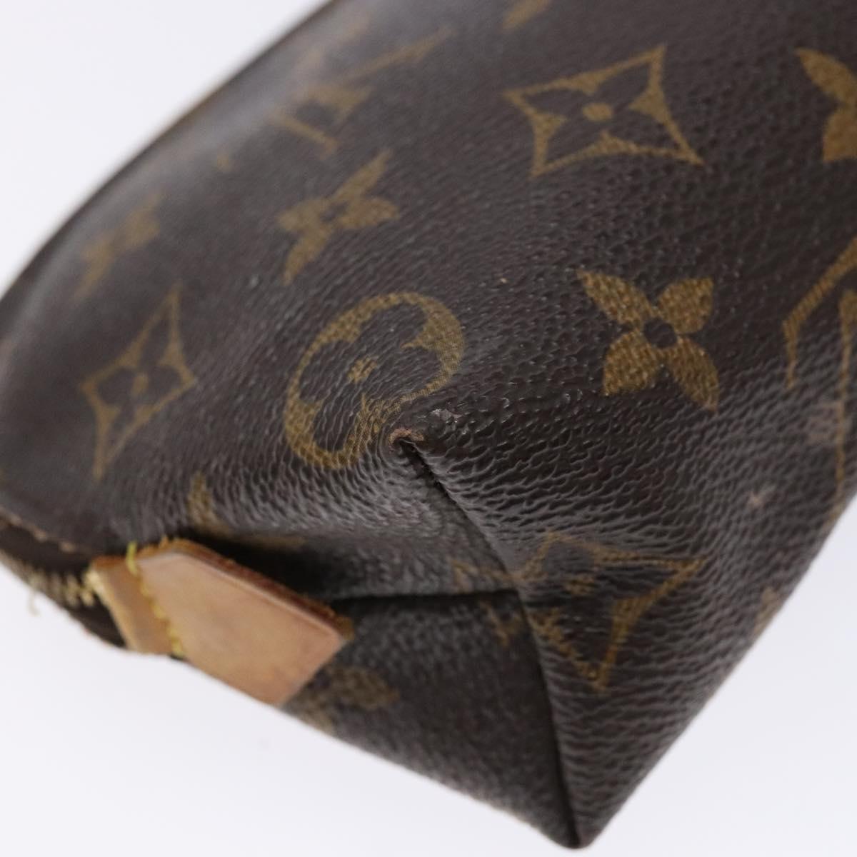 LOUIS VUITTON Monogram Pochette Cosmetic PM Pouch M43998 LV Auth 139619