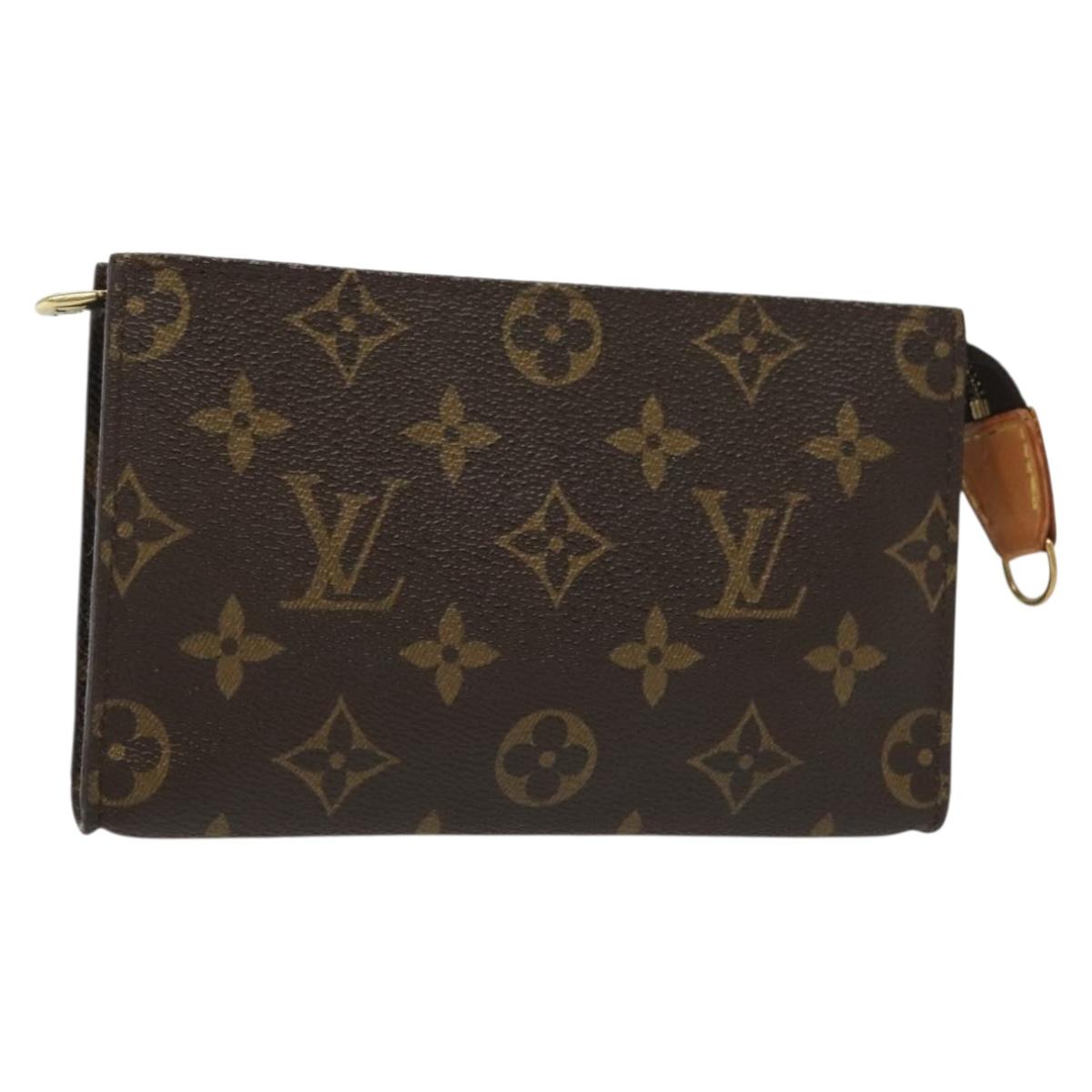 LOUIS VUITTON Monogram Bucket PM Accessory Pouch LV Auth 139628