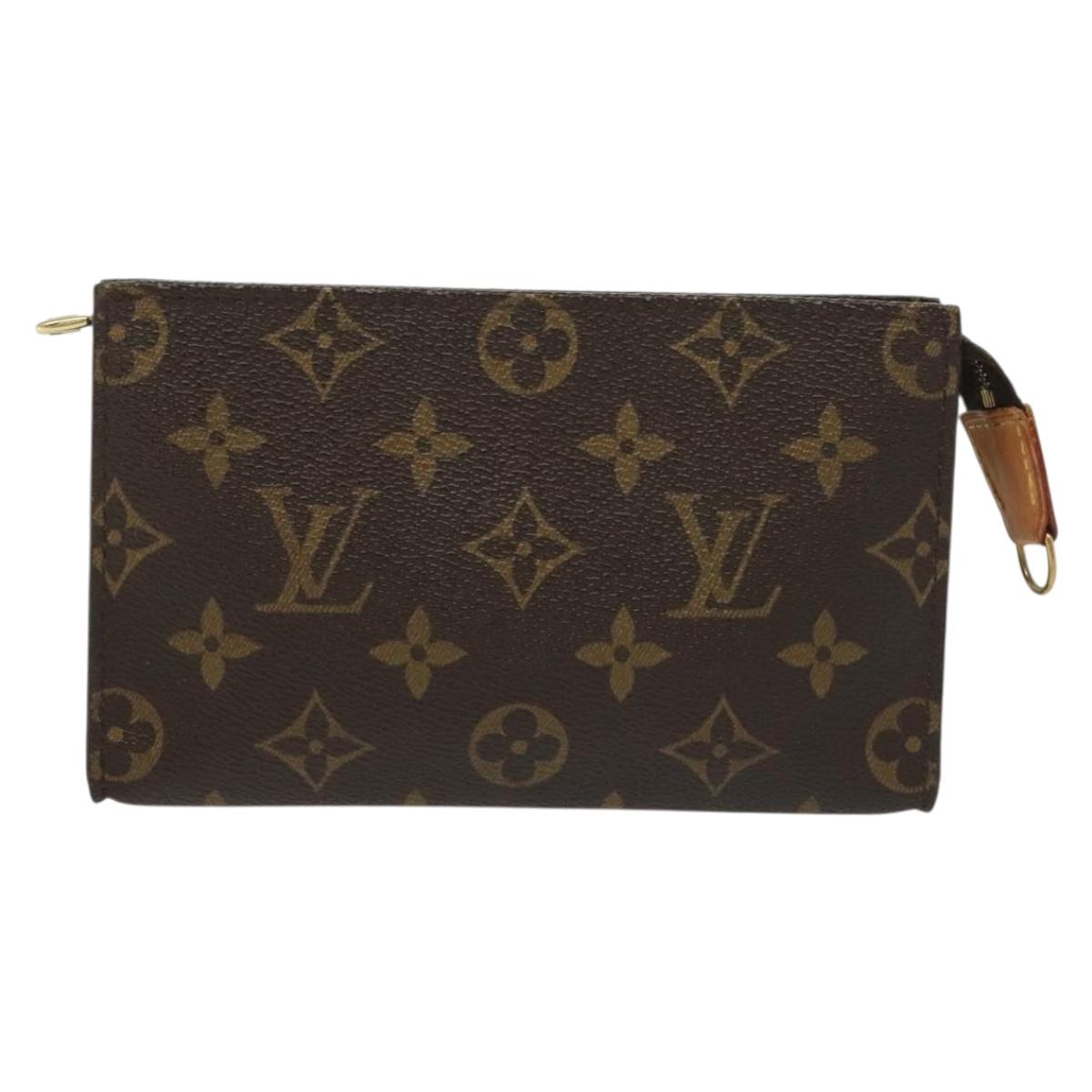 LOUIS VUITTON Monogram Bucket PM Accessory Pouch LV Auth 139628