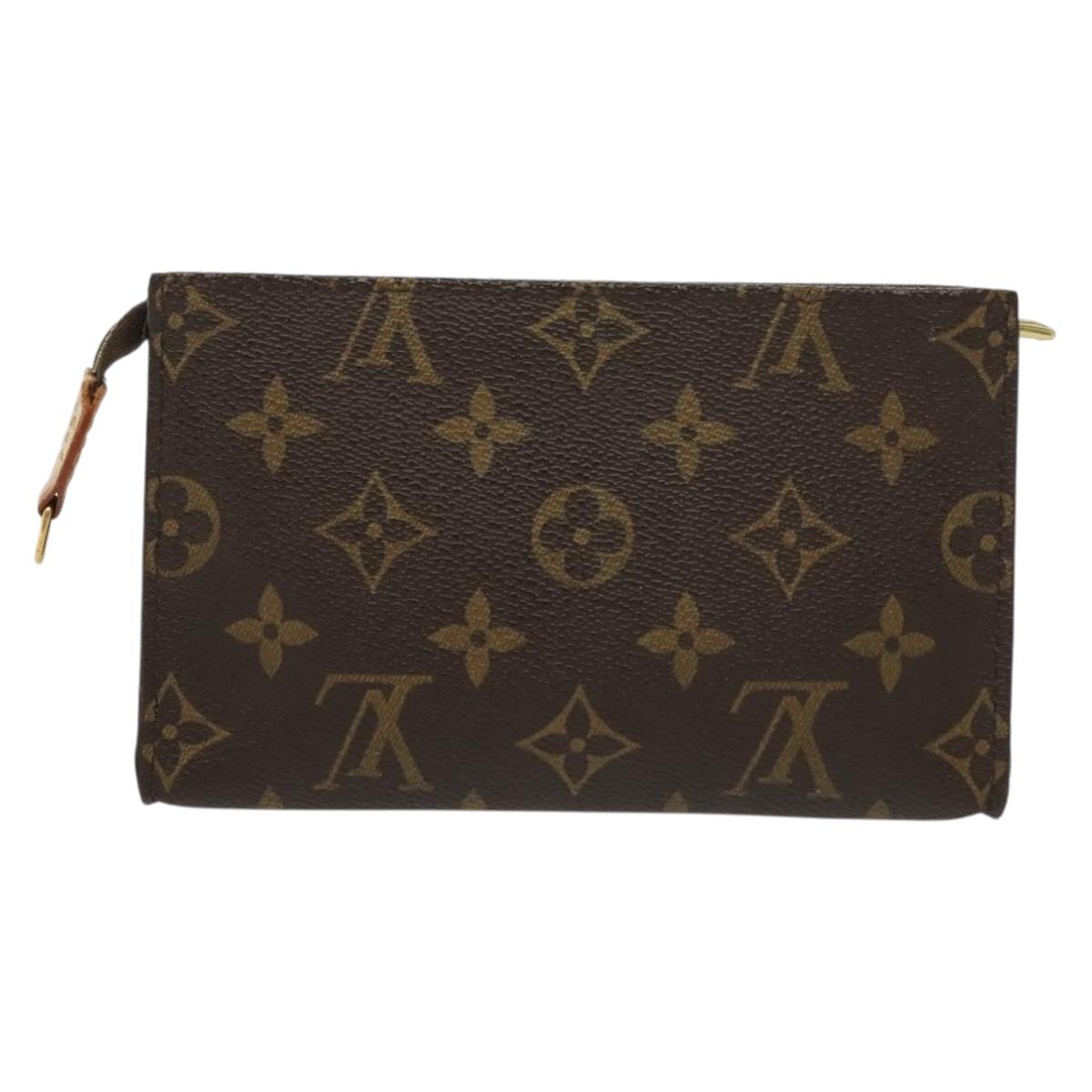 LOUIS VUITTON Monogram Bucket PM Accessory Pouch LV Auth 139628