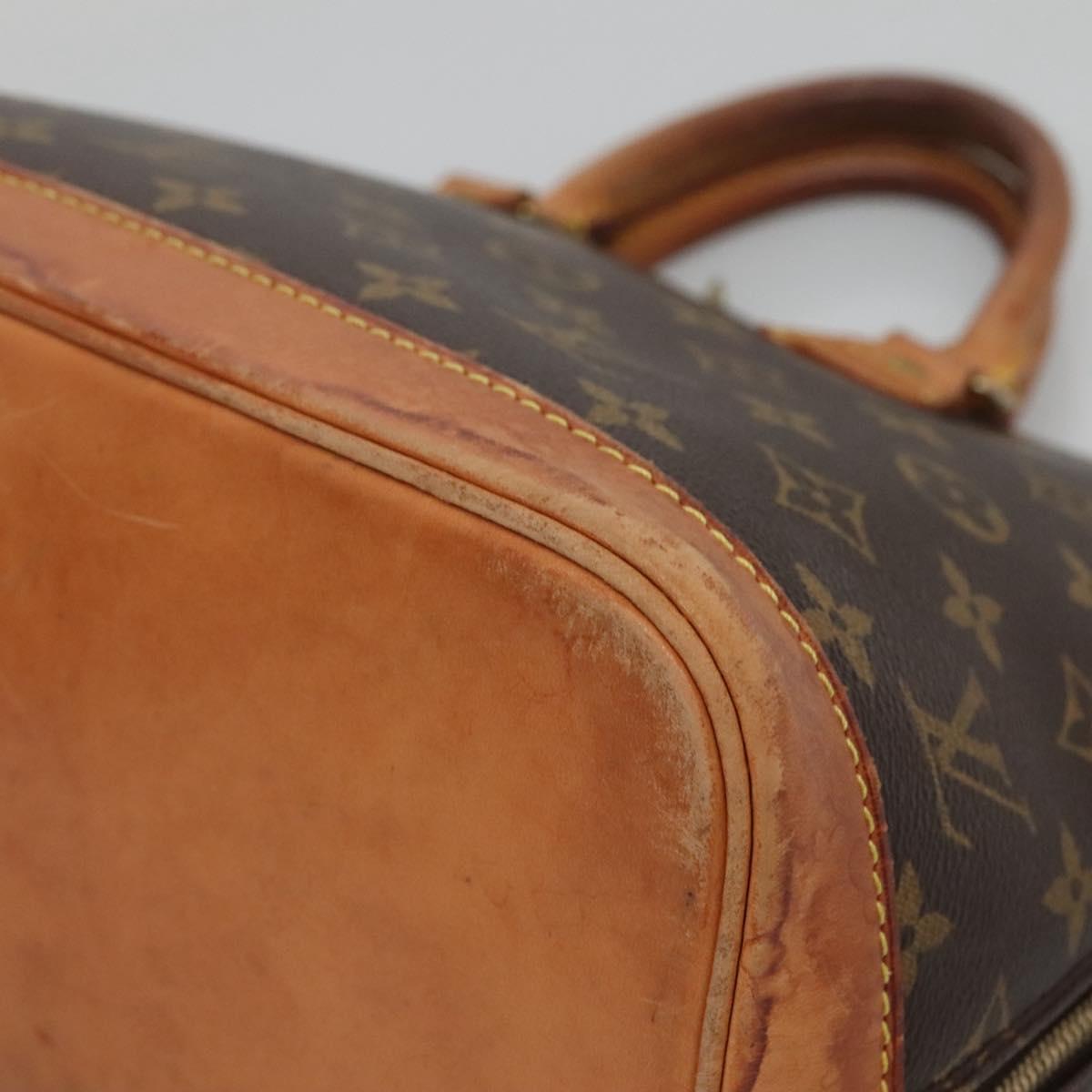 LOUIS VUITTON Monogram Alma Hand Bag M51130 LV Auth 139632