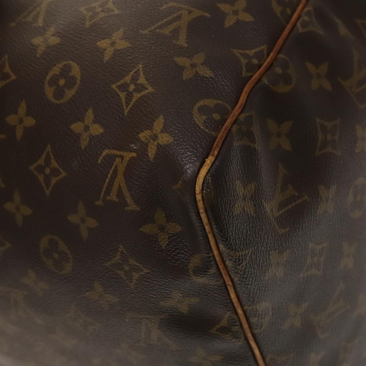 LOUIS VUITTON Monogram Keepall 55 Boston Bag M41424 LV Auth 139639