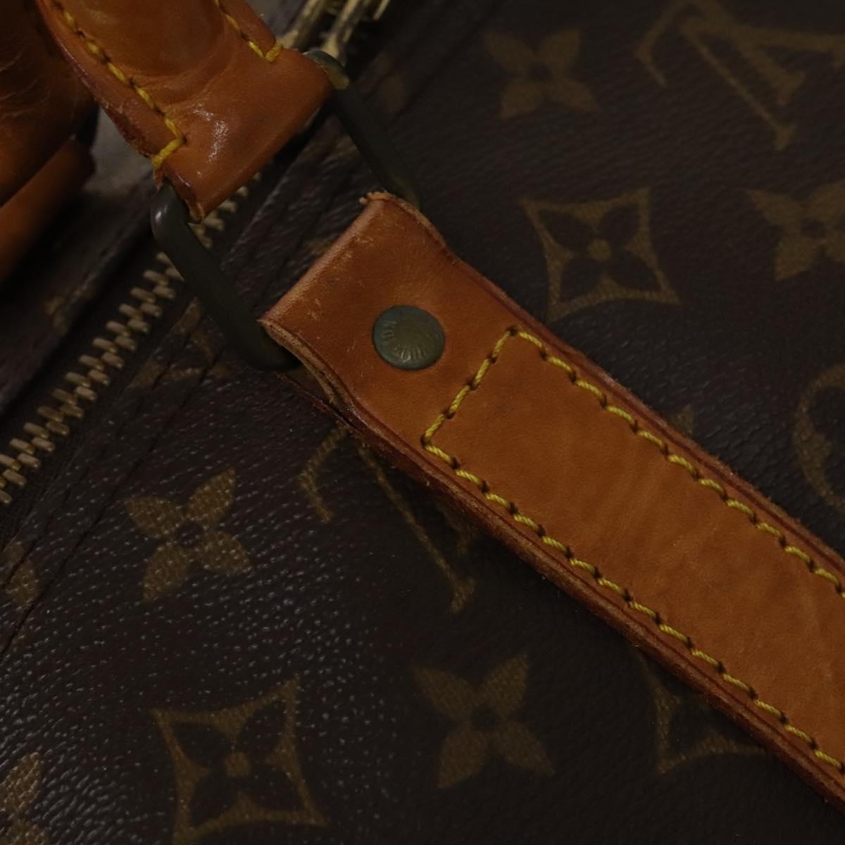 LOUIS VUITTON Monogram Keepall 55 Boston Bag M41424 LV Auth 139639