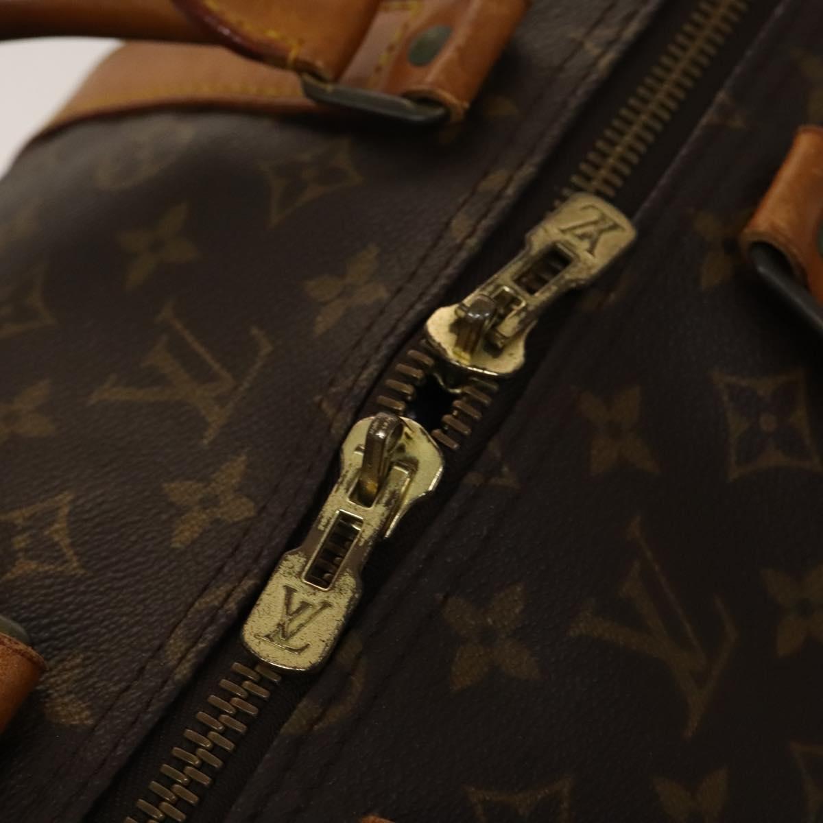 LOUIS VUITTON Monogram Keepall 55 Boston Bag M41424 LV Auth 139639
