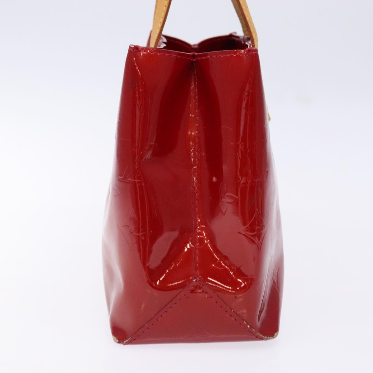 LOUIS VUITTON Monogram Vernis Reade PM Hand Bag Pomme D'amour M91990 Auth 139642