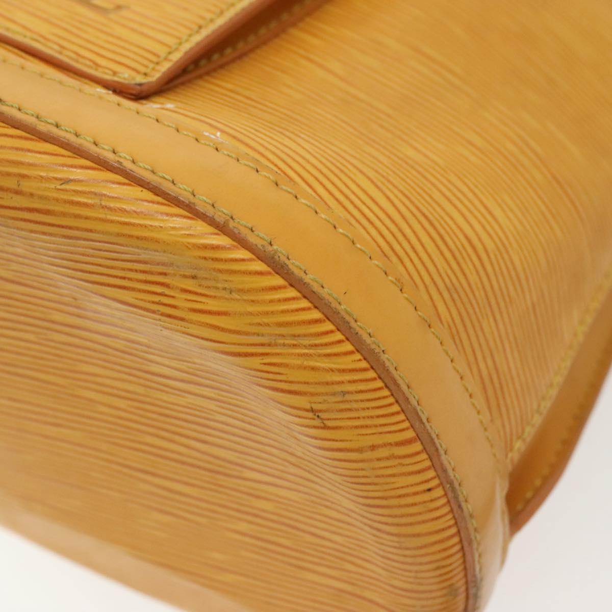 LOUIS VUITTON Epi Gobelins Backpack Yellow M52299 LV Auth 139667