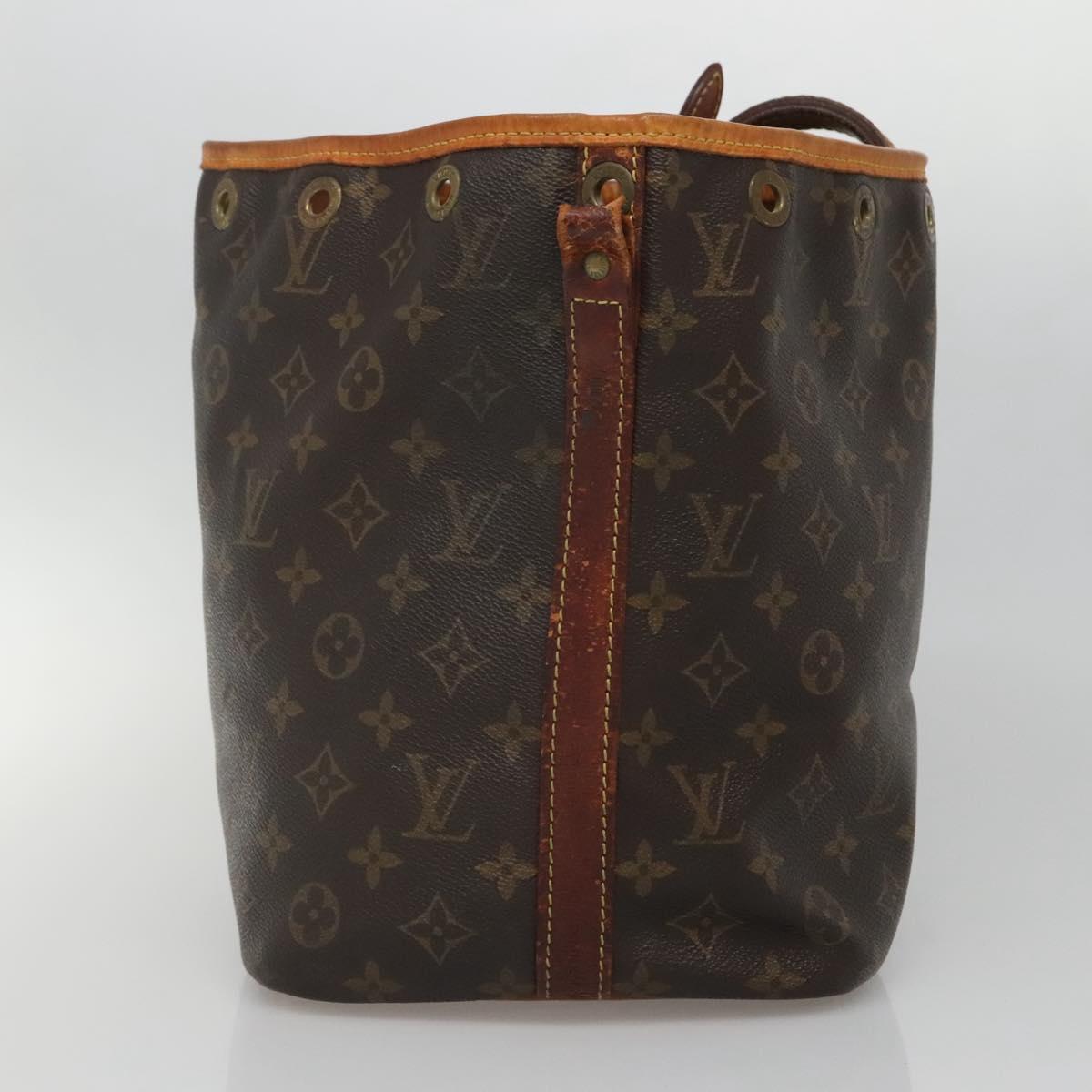 LOUIS VUITTON Monogram Petit Noe Shoulder Bag M42226 LV Auth 139670