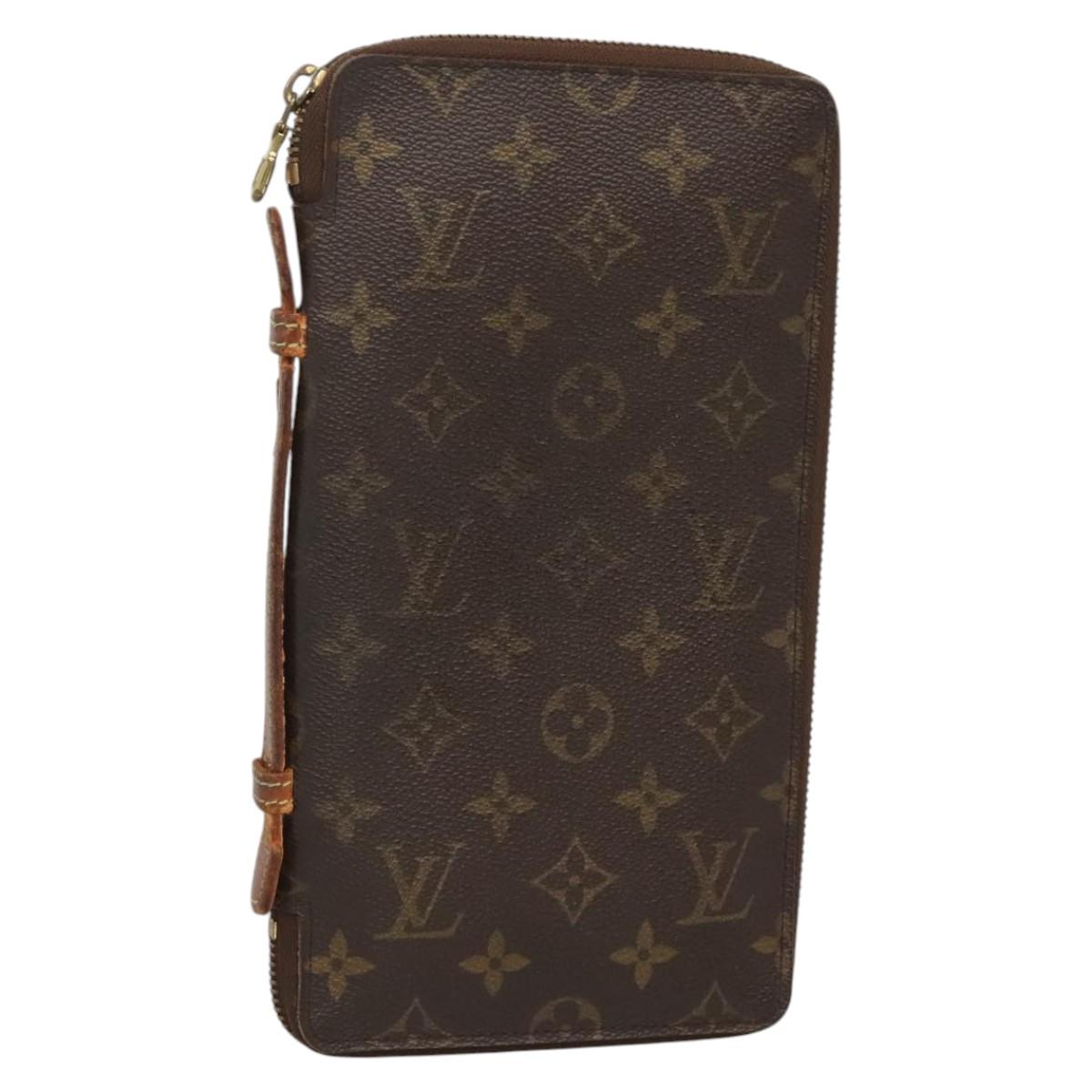 LOUIS VUITTON Monogram Organizer De Voyage Travel Case M60120 LV Auth 139687