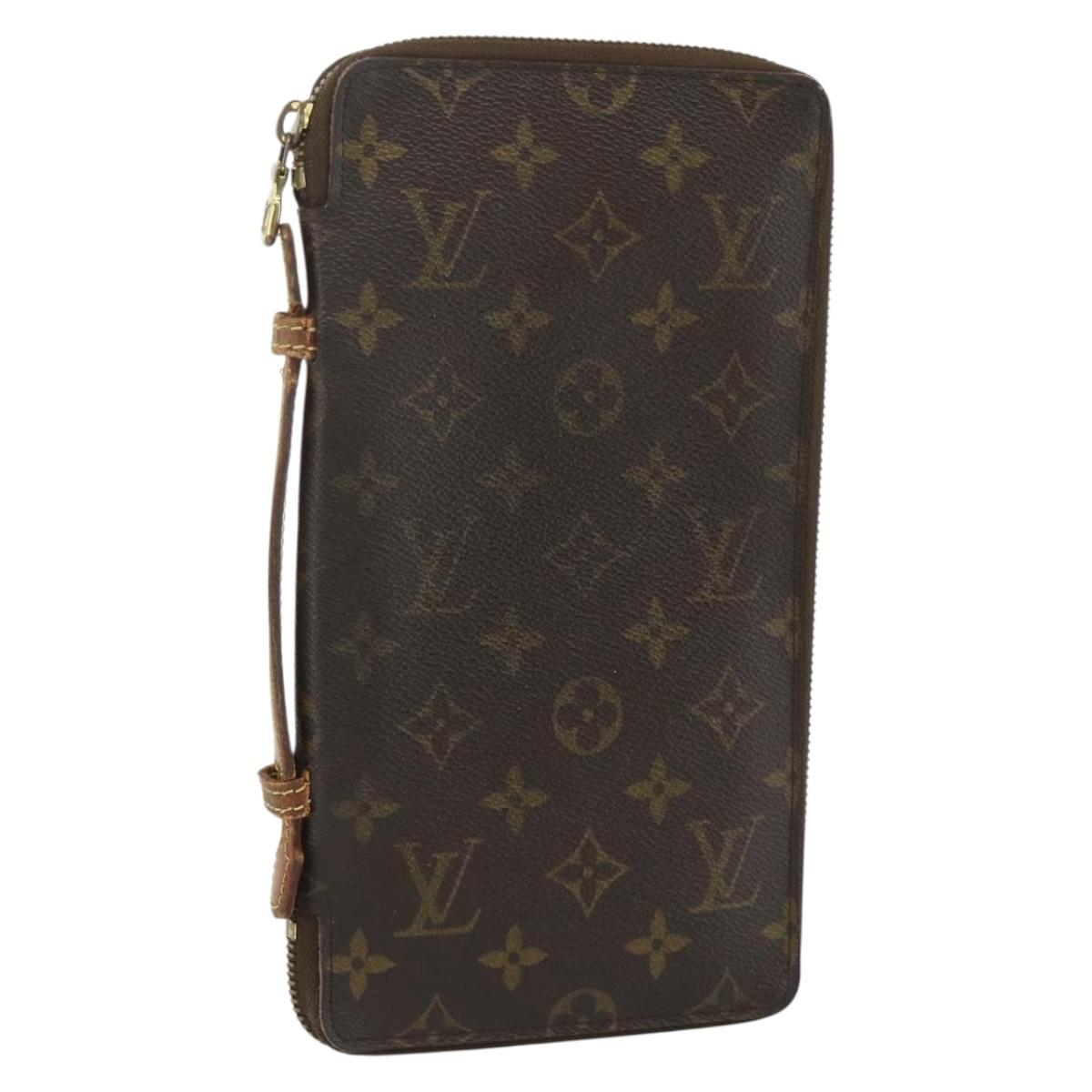 LOUIS VUITTON Monogram Organizer De Voyage Travel Case M60120 LV Auth 139687