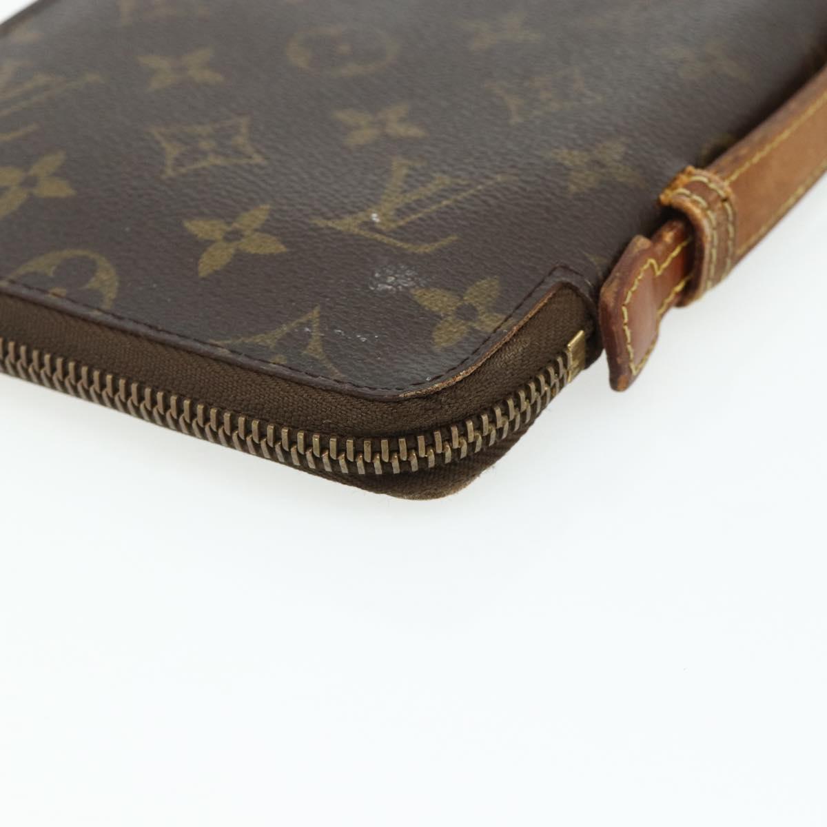 LOUIS VUITTON Monogram Organizer De Voyage Travel Case M60120 LV Auth 139687