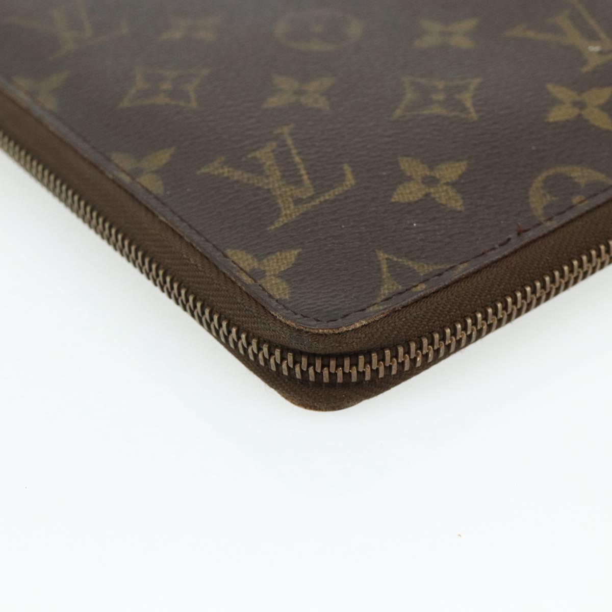 LOUIS VUITTON Monogram Organizer De Voyage Travel Case M60120 LV Auth 139687