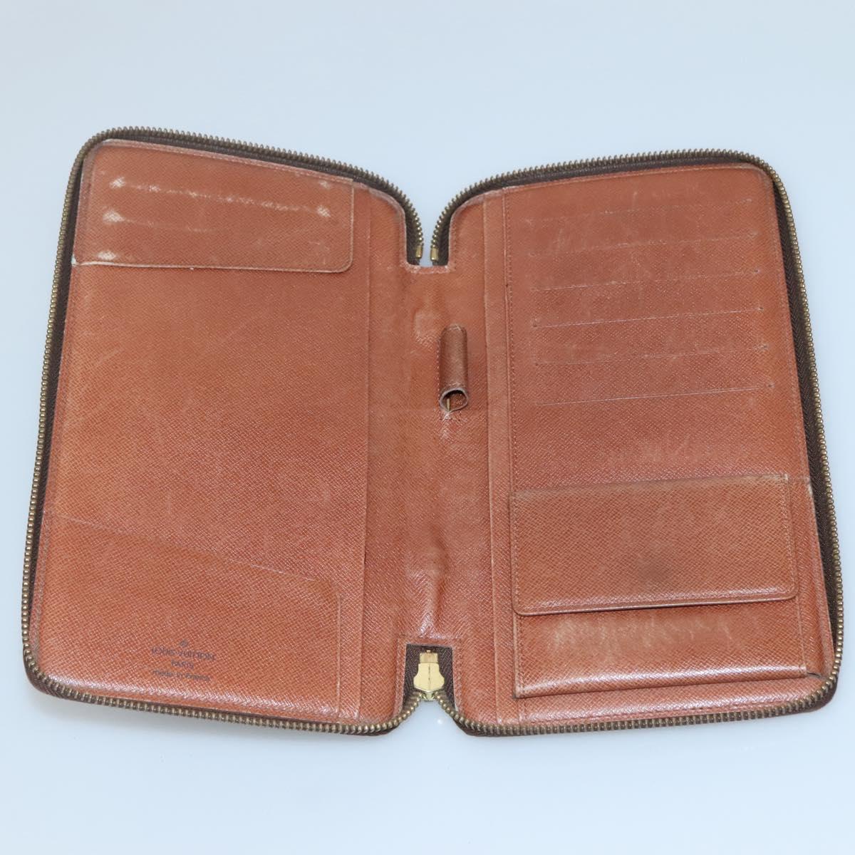 LOUIS VUITTON Monogram Organizer De Voyage Travel Case M60120 LV Auth 139687