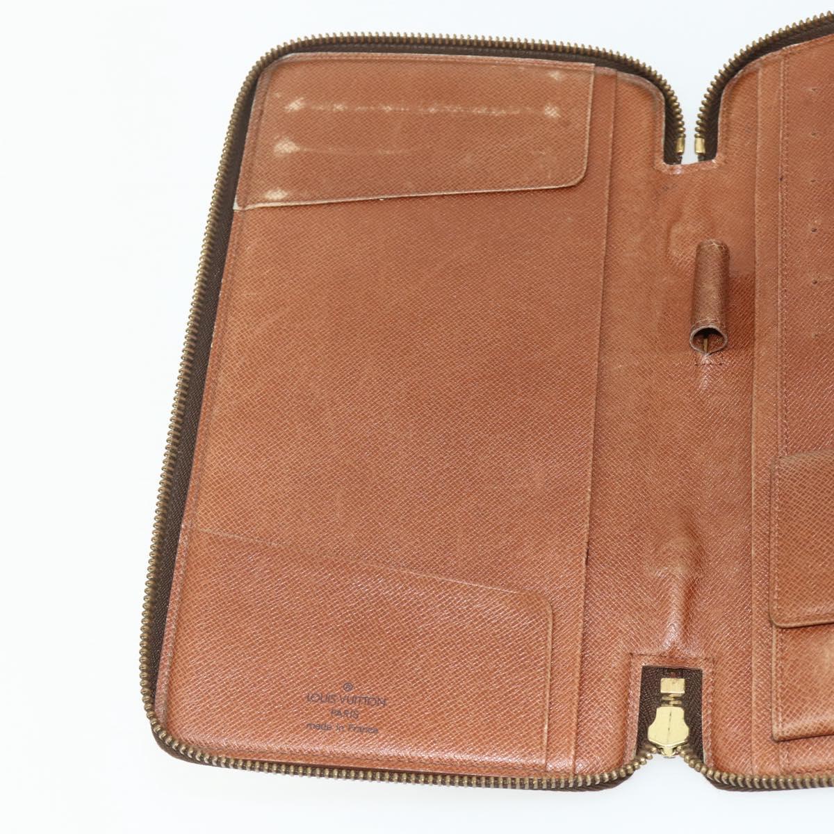 LOUIS VUITTON Monogram Organizer De Voyage Travel Case M60120 LV Auth 139687