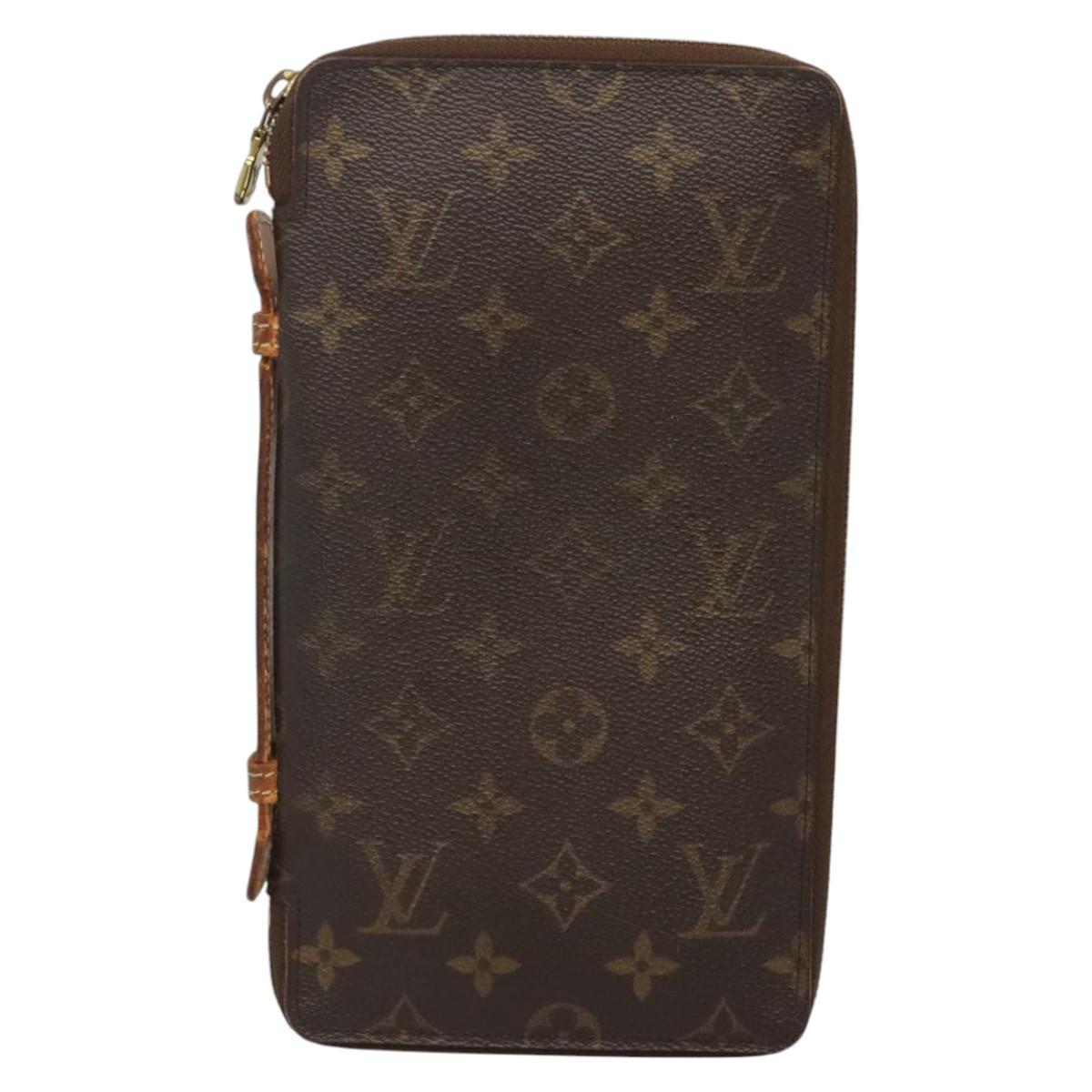 LOUIS VUITTON Monogram Organizer De Voyage Travel Case M60120 LV Auth 139687