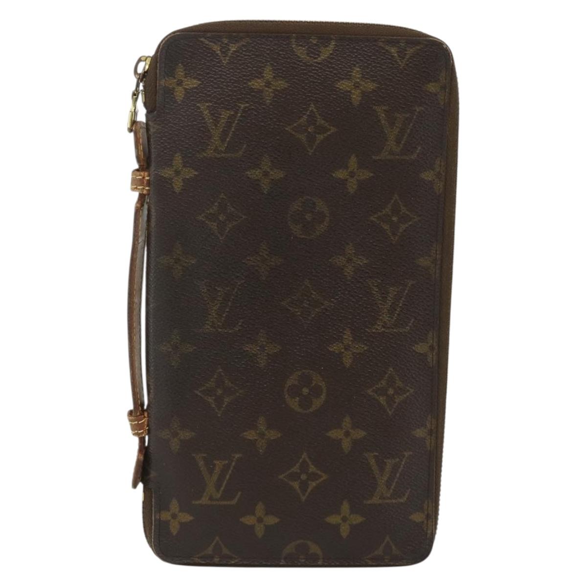 LOUIS VUITTON Monogram Organizer De Voyage Travel Case M60120 LV Auth 139687