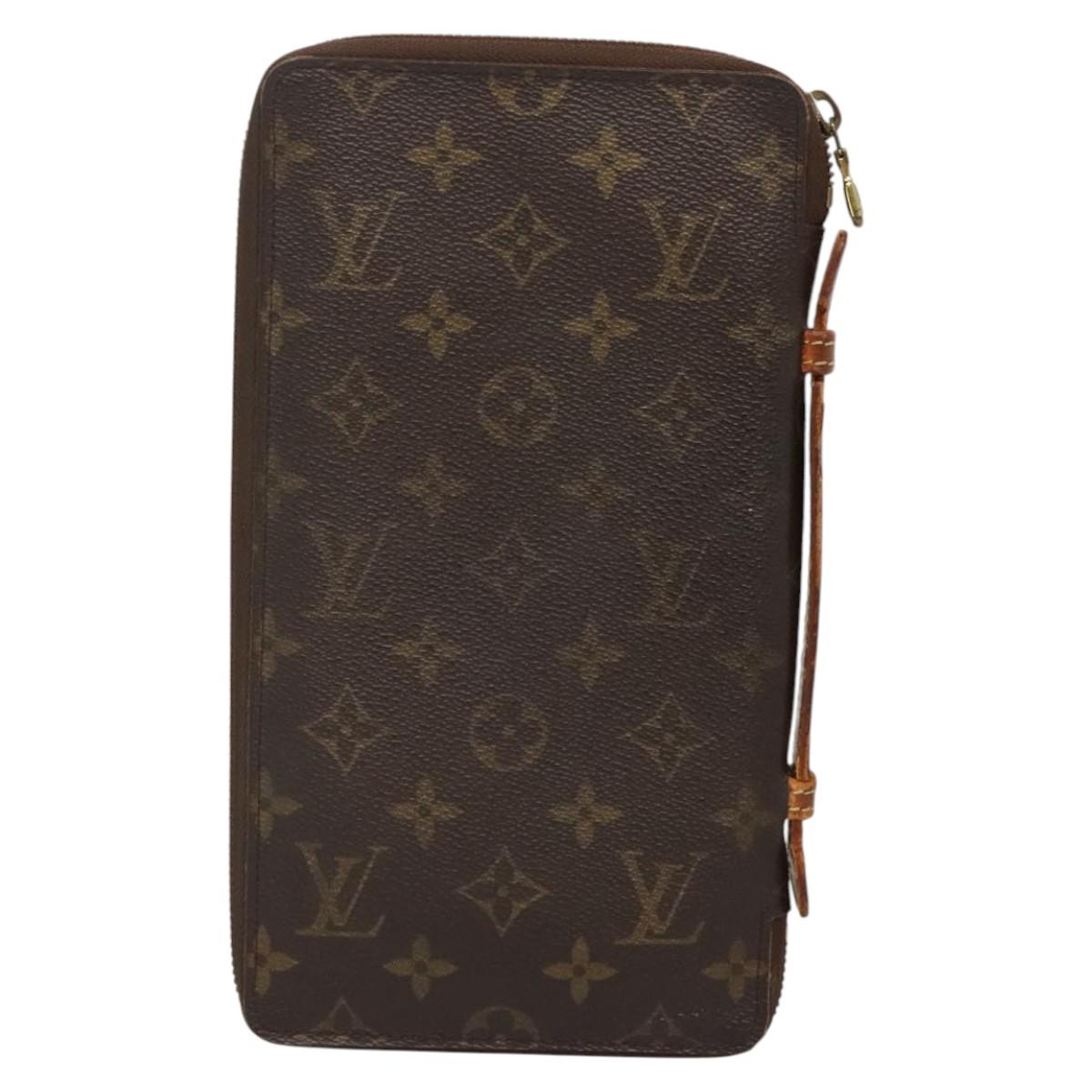 LOUIS VUITTON Monogram Organizer De Voyage Travel Case M60120 LV Auth 139687