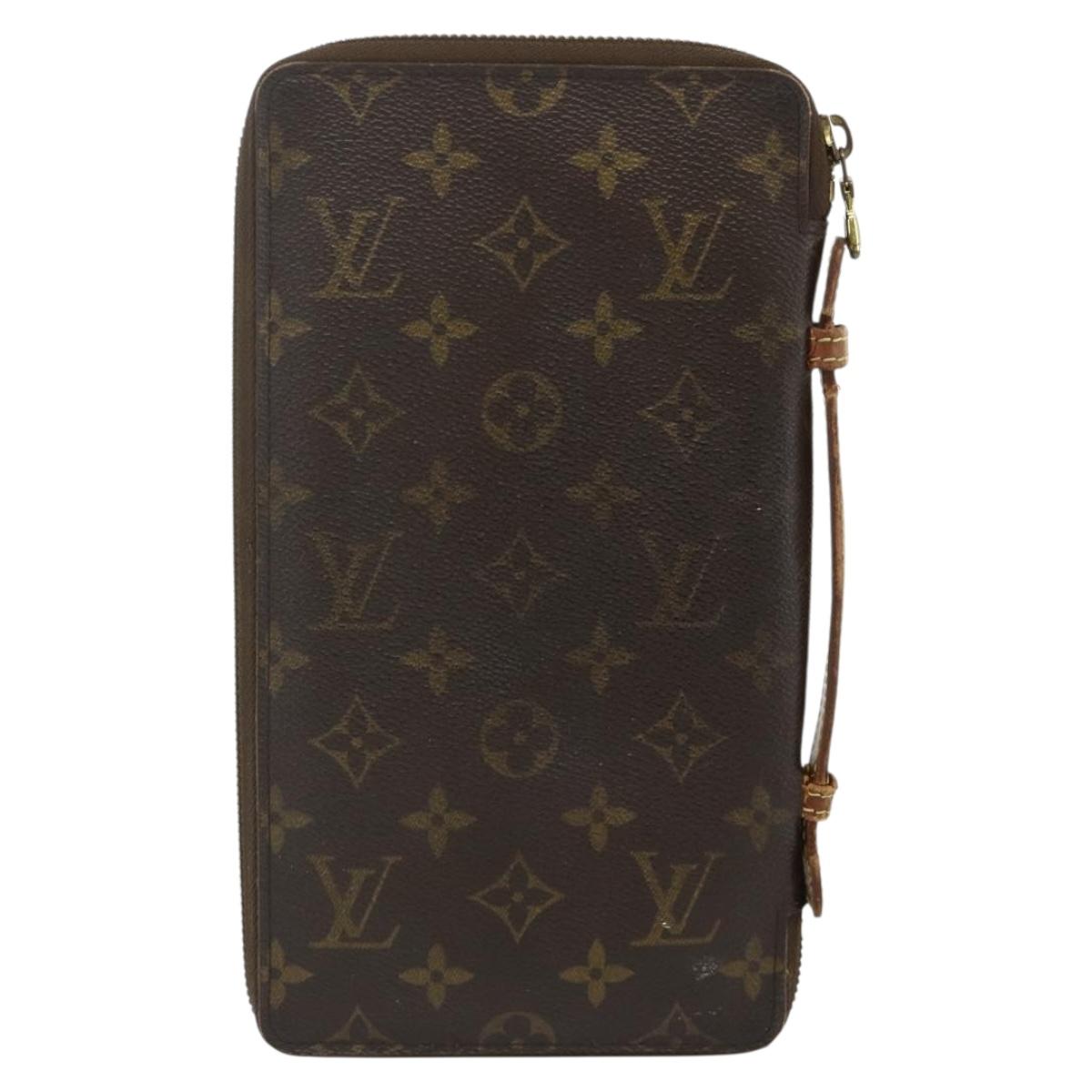 LOUIS VUITTON Monogram Organizer De Voyage Travel Case M60120 LV Auth 139687