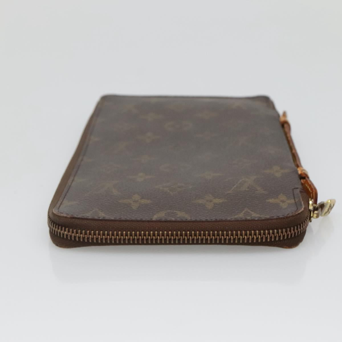 LOUIS VUITTON Monogram Organizer De Voyage Travel Case M60120 LV Auth 139687