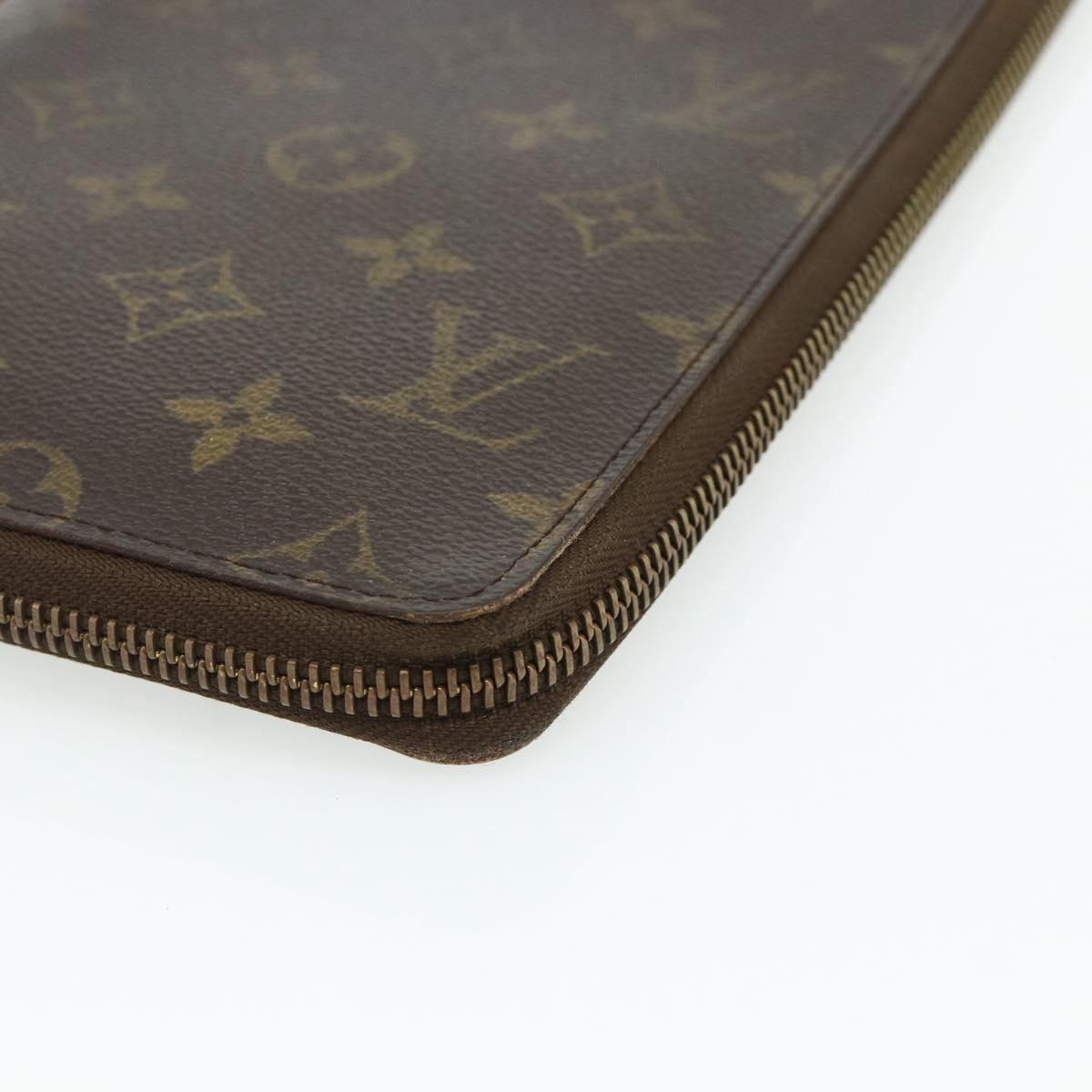 LOUIS VUITTON Monogram Organizer De Voyage Travel Case M60120 LV Auth 139687