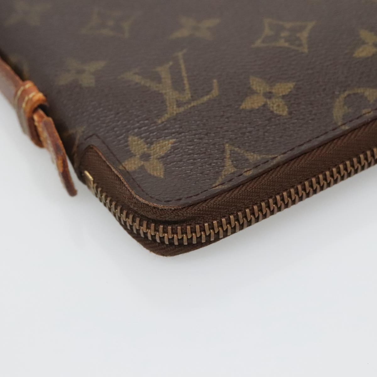 LOUIS VUITTON Monogram Organizer De Voyage Travel Case M60120 LV Auth 139687