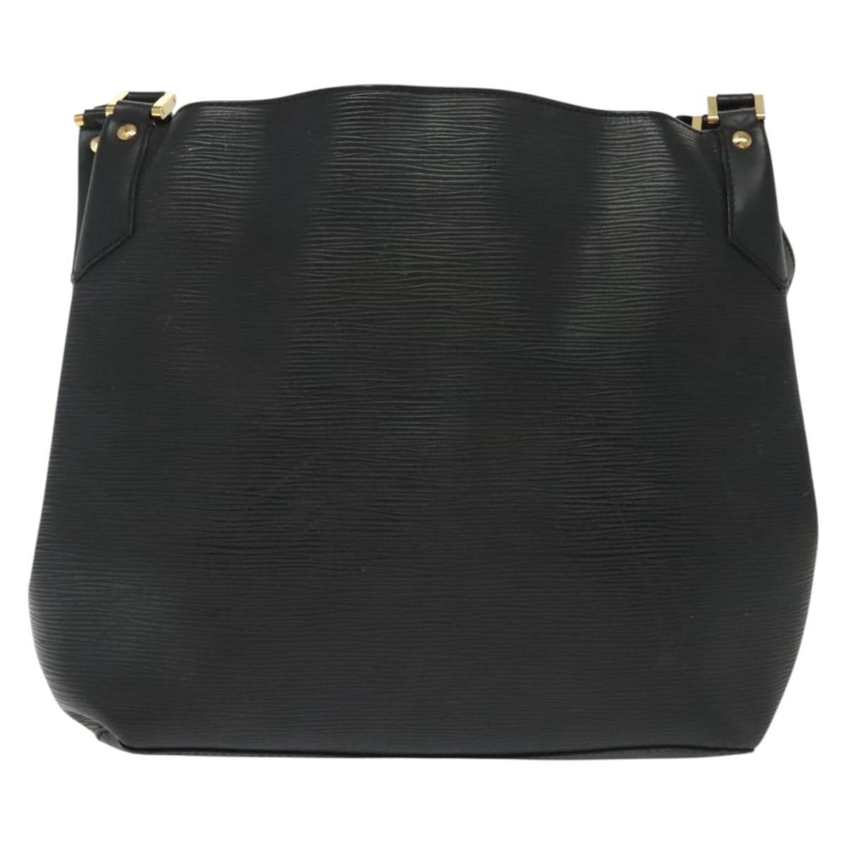 LOUIS VUITTON Epi Mandala MM Shoulder Bag Black M58892 LV Auth 139702