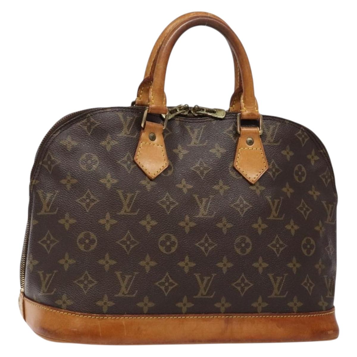 LOUIS VUITTON Monogram Alma Hand Bag M51130 LV Auth 139706