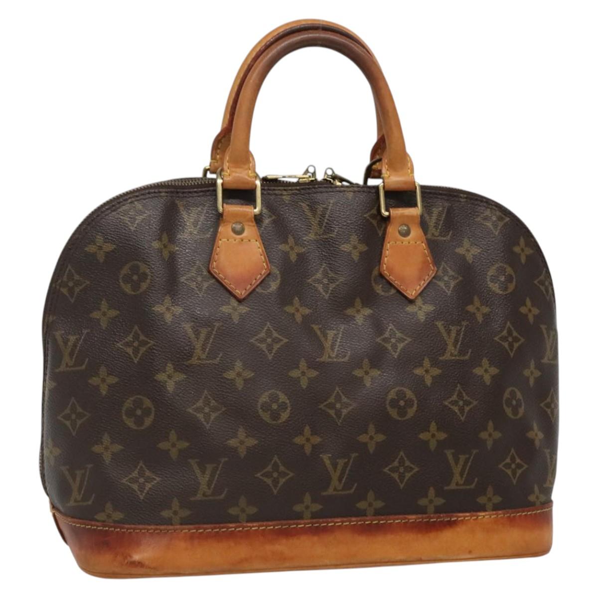 LOUIS VUITTON Monogram Alma Hand Bag M51130 LV Auth 139707