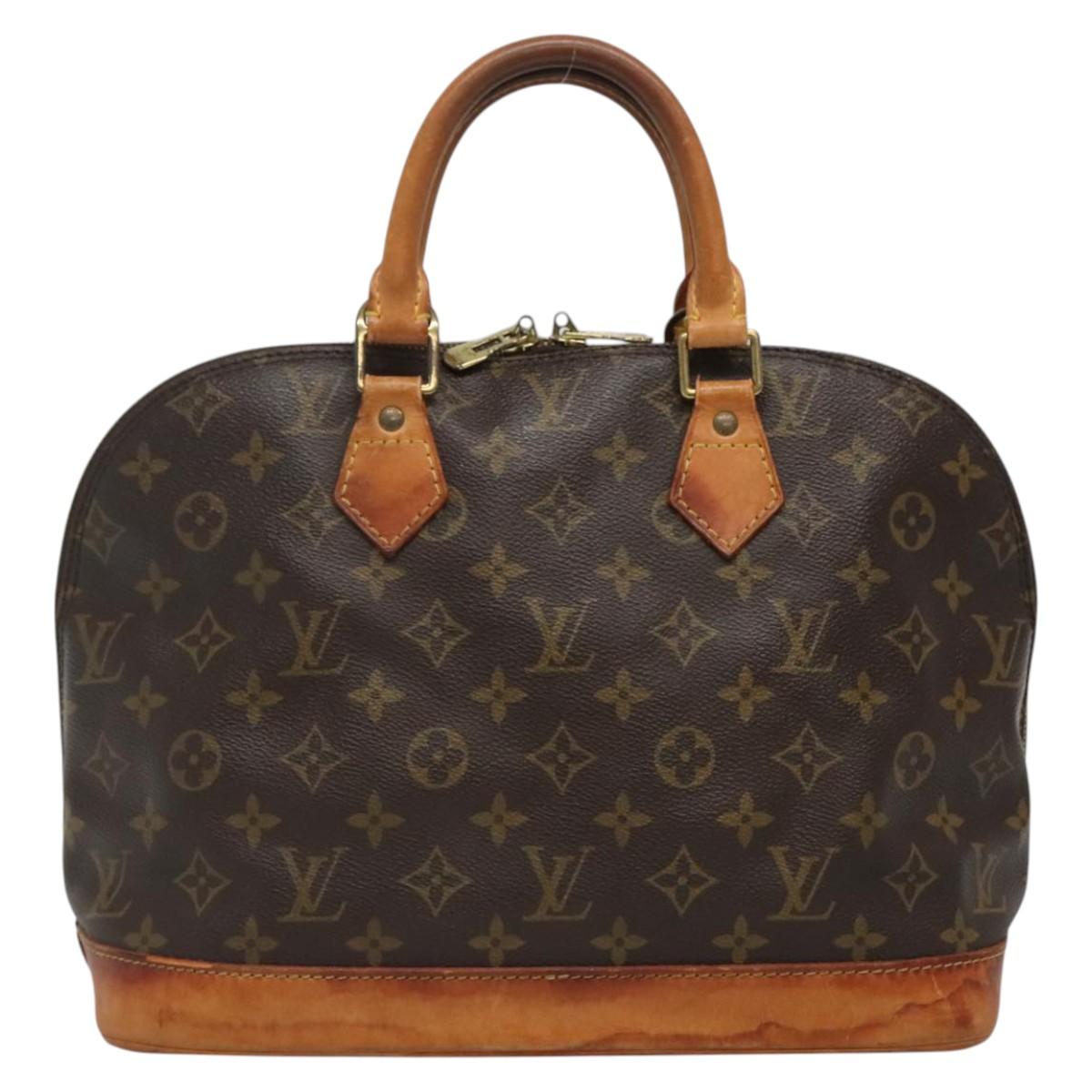 LOUIS VUITTON Monogram Alma Hand Bag M51130 LV Auth 139707