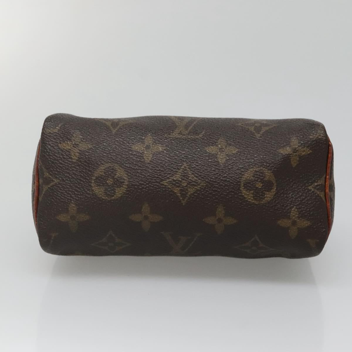 LOUIS VUITTON Monogram Mini Speedy Hand Bag M41534 LV Auth 139724