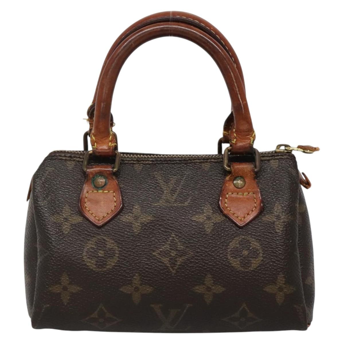 LOUIS VUITTON Monogram Mini Speedy Hand Bag M41534 LV Auth 139724