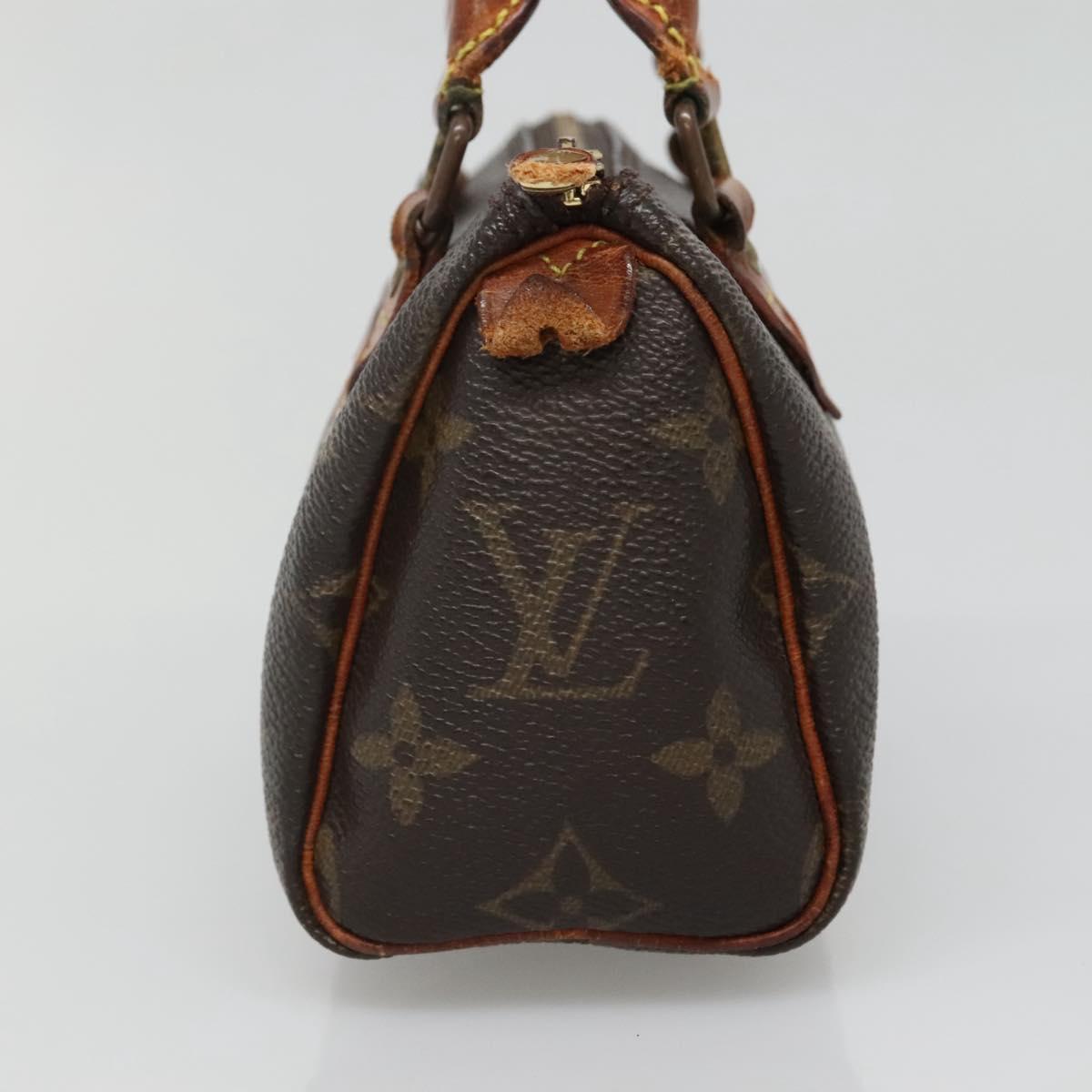 LOUIS VUITTON Monogram Mini Speedy Hand Bag M41534 LV Auth 139724