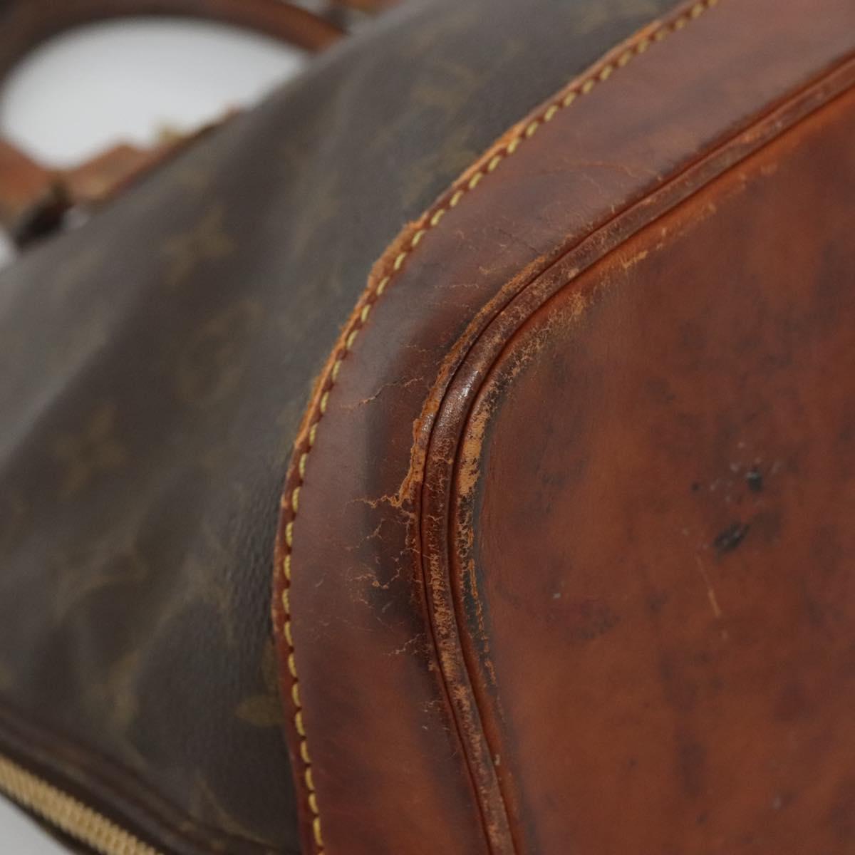 LOUIS VUITTON Monogram Alma Hand Bag M51130 LV Auth 139740